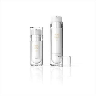 30 ml 50 ml двустенна безвъздушна козметична бутилка