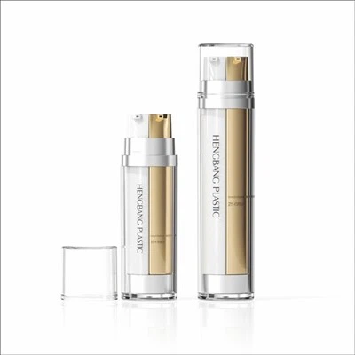 30 ml 60 ml Бутилка с две помпи и двойна камера
